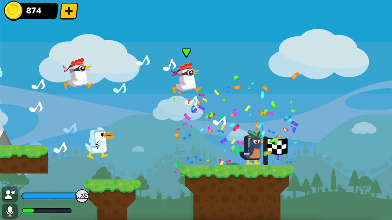 Chicken Scream Race gameplay screenshot 5